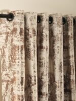 Baskılı Kadife Fon Perde - Görsel 2