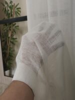 Keten Foldet Tül Perde - Görsel 3