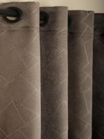 Geometrik Desen Jakar Fon Perde