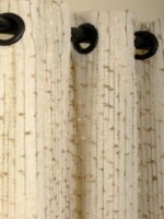 Keten Pom Pom Fon Perde - Görsel 4