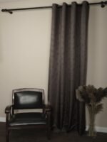 Geometrik Desen Jakar Fon Perde - Görsel 4