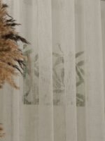 Dolgulu Keten Tül Perde - Görsel 3