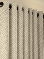 Soft Keten Geometrik Fon Perde - Görsel 3